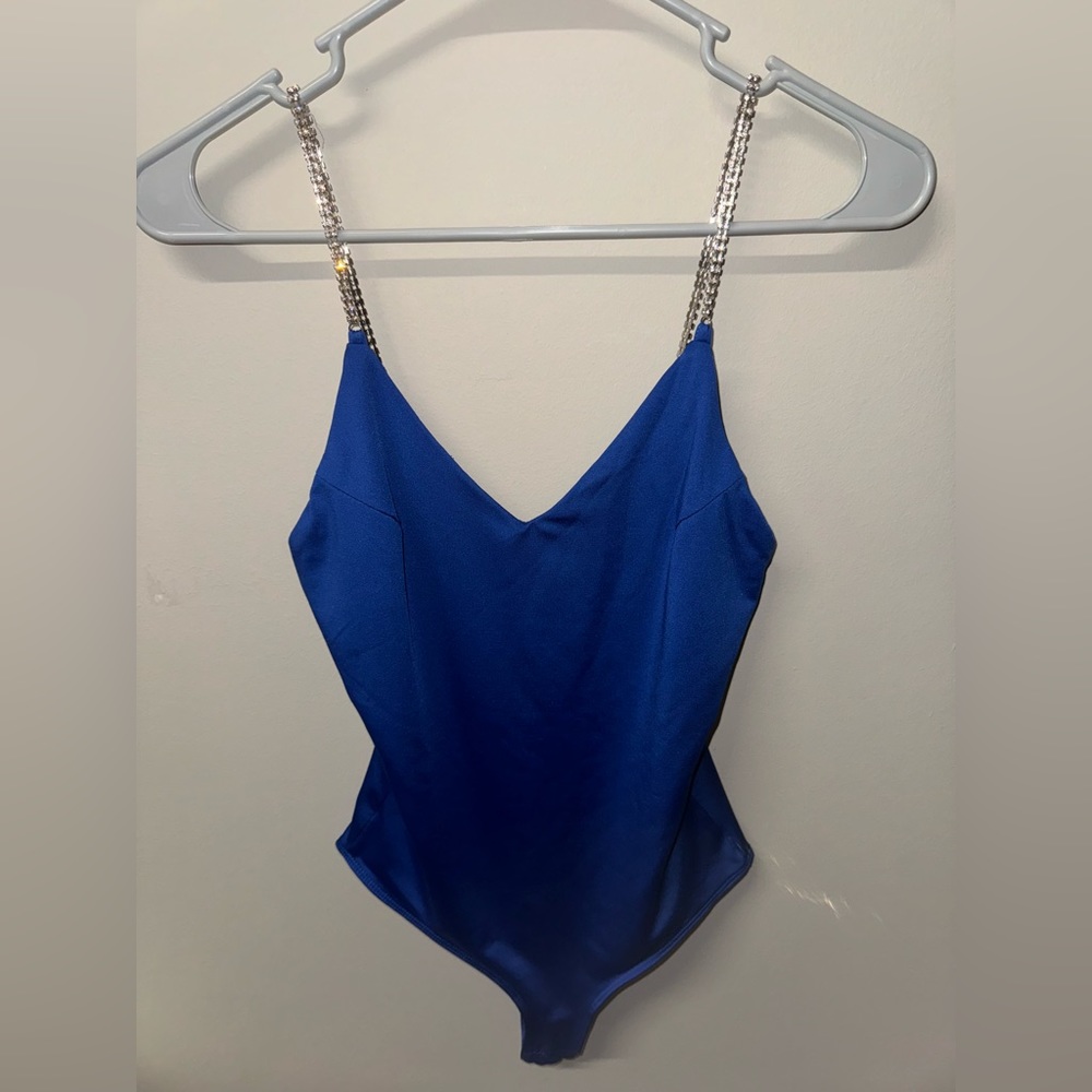 Royal Blue With Sparkle Straps